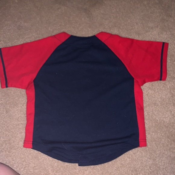 Genuine merchandise Indians baseball button up - Picture 2 of 5